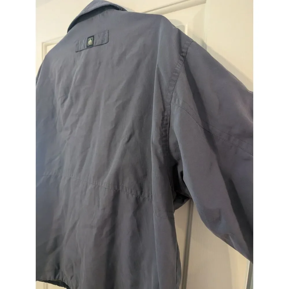 J.McLaughlin Rainforest Jacket Men's L Navy Blue Zip Up